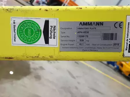 Ostatní 2018 Ammann APH 6530 Rüttelplatte / 539kg / 2018 / Diesel (10)