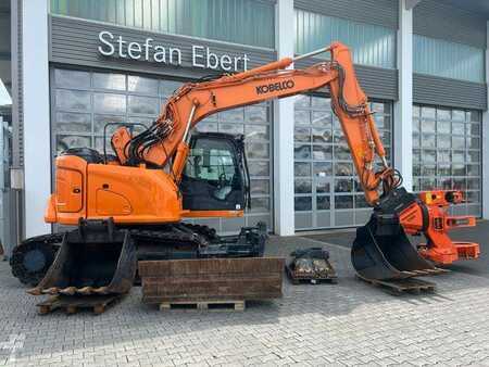 Bæltegraver 2021 Kobelco ED160 BR-7 / nur 999h! / Woodcracker Löffelpaket (1)