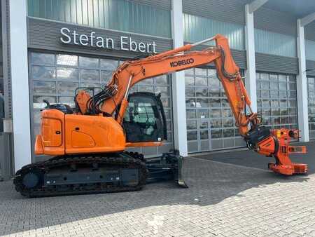 Bæltegraver 2021 Kobelco ED160 BR-7 / nur 999h! / Woodcracker Löffelpaket (10)