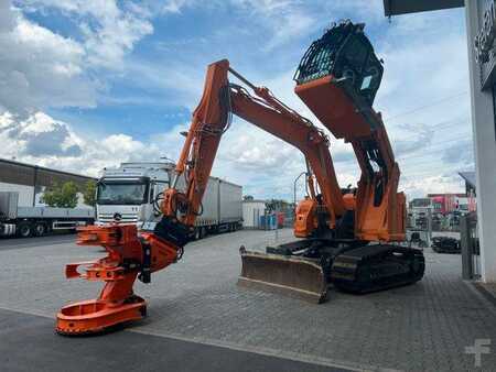 Bæltegraver 2021 Kobelco ED160 BR-7 / nur 999h! / Woodcracker Löffelpaket (12)