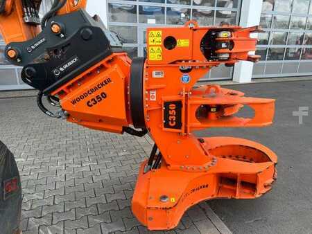 Bæltegraver 2021 Kobelco ED160 BR-7 / nur 999h! / Woodcracker Löffelpaket (17)