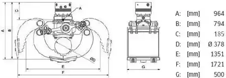 Work Tools 0 DMS SG9050 Sortiergreifer inkl. Rotator / NEU / lagern (12)