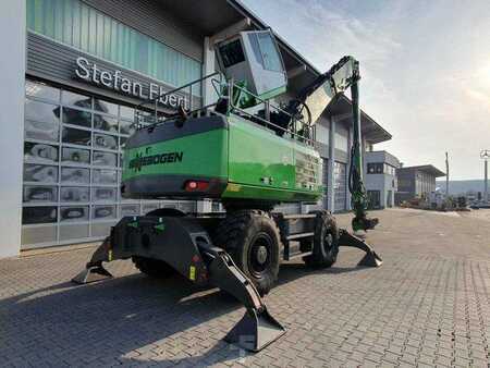 Kerekes kotrógép 2021 Sennebogen 728 / inkl. Albach Greifersäge & SW / nur 2.01 (4)