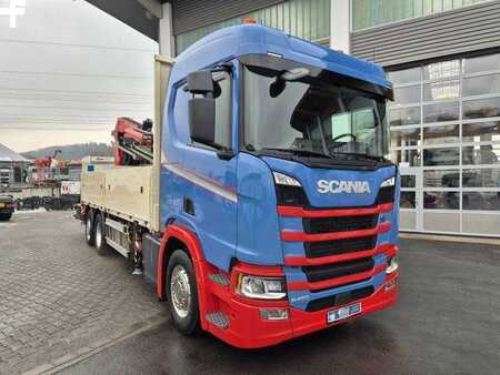 Scania R 450 6x2 Kran Fassi 295 JIB Seilwinde Funk