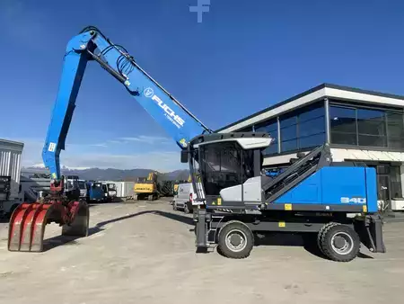 Escavatori gommati 2023 Fuchs MHL 340 S5 (1)