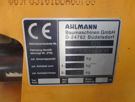 Ahlmann AX 850 nur 2,47 Bauhöhe !!