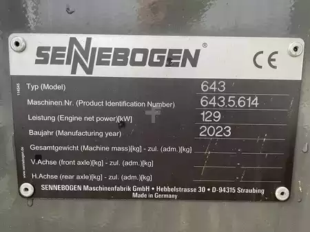 Universal piling rigs 2023 Sennebogen 643E-R (16)