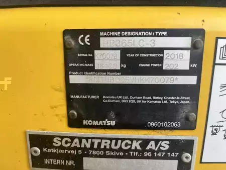Kettenbagger 2018 Komatsu HB365LC-3 (12)
