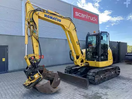 Minibagry 2019 Komatsu PC80MR-5 (1)