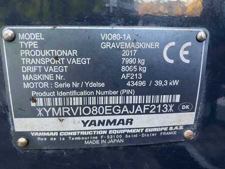 Muut 2017 Yanmar VIO80-1A (11)