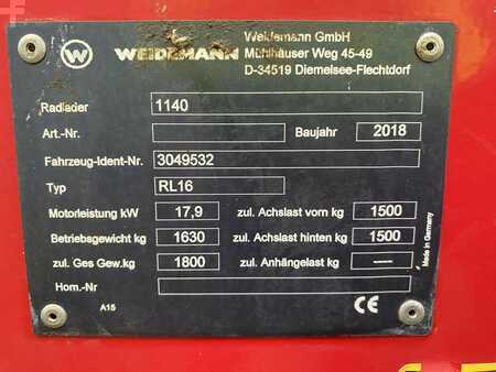 Cargadoras de ruedas 2018 Weidemann 1140 (10)