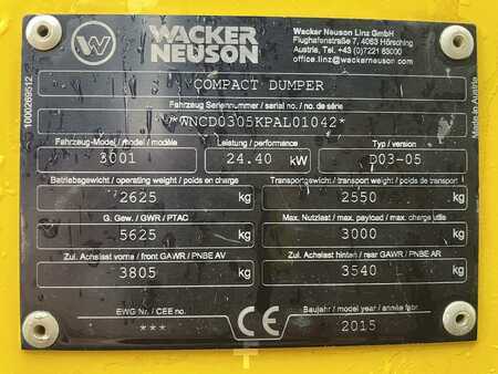 Overige 2015 Wacker Neuson 3001S (11)