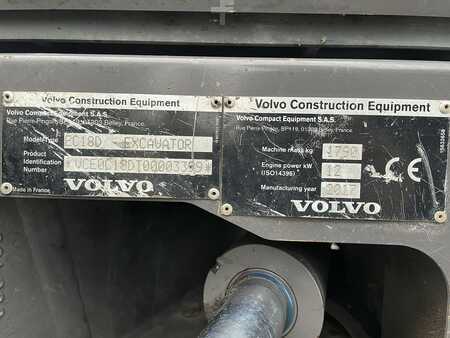 Minigraafmachines 2017 Volvo EC18D (11)