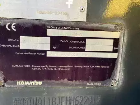 Radlader 2015 Komatsu WA380-7 (10)
