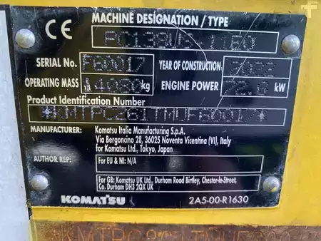 Rupsgraafmachines 2022 Komatsu PC138US-11EO (10)