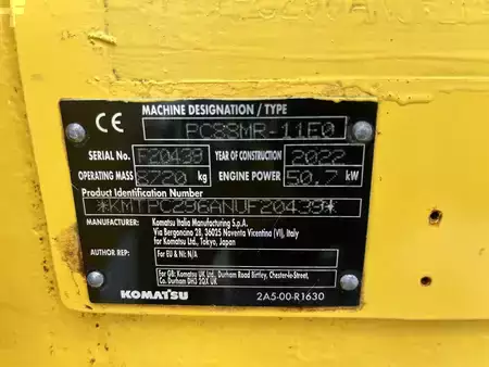 Minibagry 2022 Komatsu PC88MR-11EO (12)