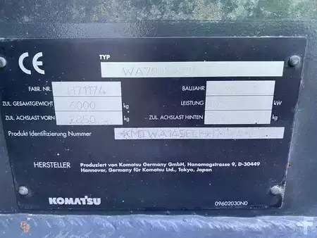 Radlader 2020 Komatsu WA70M-8EO (11)