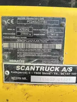 Lánctalpas kotrógép 2021 Komatsu PC240LC-11EO (11)