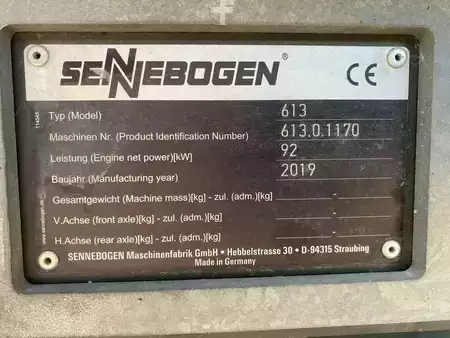 Universal piling rigs 2019 Sennebogen 613E-M (10)