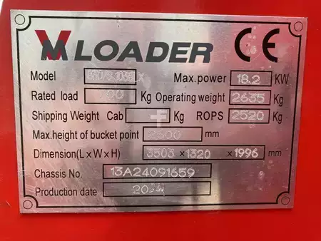 Колісні навантажувачі 2024 VM Loader 1038LX (10)