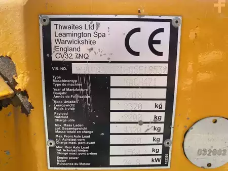 Dumprar 2018 Thwaites 2 TON (10)