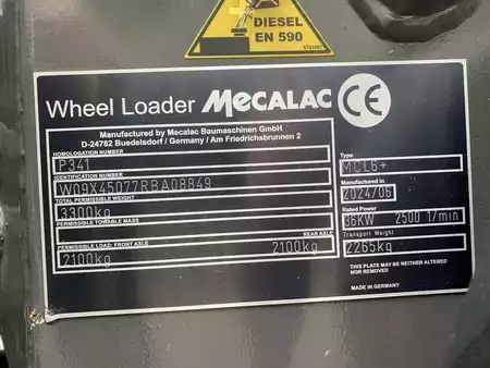 Chargeuse sur pneus 2024 Mecalac MLC 6+ (10)