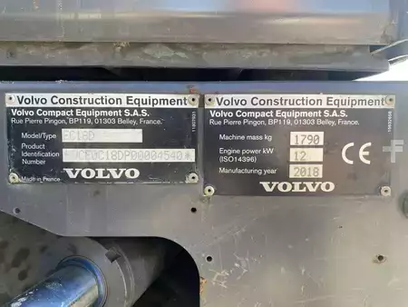 mini escavadeira 2018 Volvo EC18D (10)