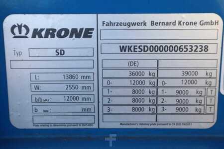 Anhänger 0 Krone SD CoC Documents, TuV Loading Certificate, Dutch R (6)