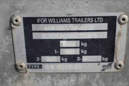 Přívěs 0 Williams Ifor WILLIAM 2HB 2 Axel Trailer, 2.856 kg Capacity, Inc (5)