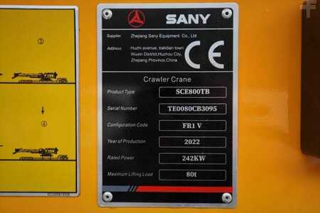 Pásové jeřáby 0 Sany SC800TB Valid inspection, *Guarantee! STAGE 5 ENGI (5)