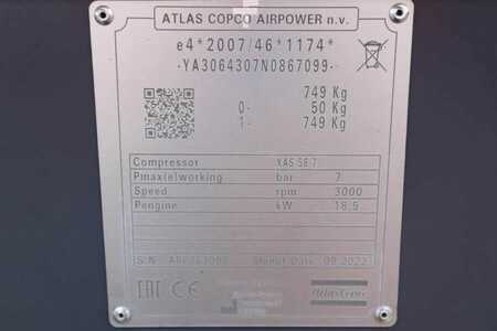 Atlas Copco XAS 58-7 Valid inspection, *Guarantee! Diesel, Vol