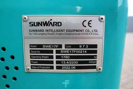 Minibagger 0 Sunward SWE17F CE certification, Diesel, Extendable Underc (7)