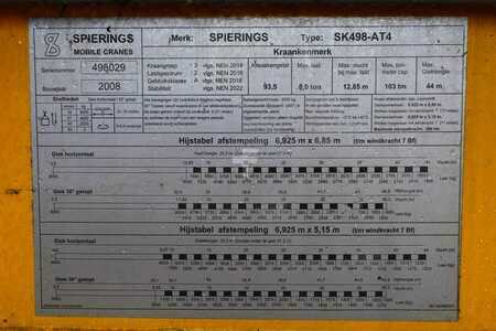 Spierings SK498-AT4 Diesel, 8x6x6 Drive, 8t Capacity, 44m Fl