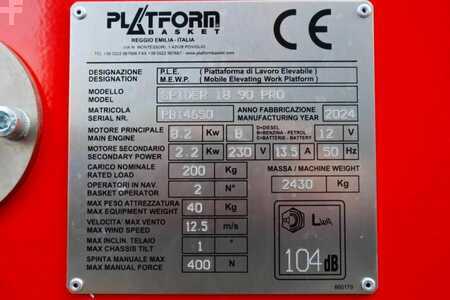 Altri 0 Platform Basket Spider 18.90 PRO CE Declaration, Valid inspection, (6)
