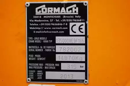 Truck 0 Volvo FH12 With Cormach 135t/m Crane Volvo FH12 10x4 Wit (7)