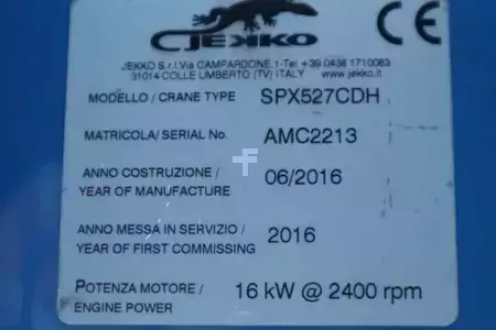 Mobilkraner 2016 Jekko SPX527CDH-2 Valid Inspection, Hybrid, 2700kg Capa (7)