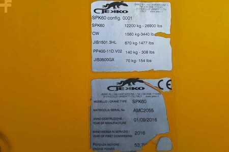 Pásové jeřáby 0 Jekko SPK60 INCL NEW TRACK PADS, Hybrid - Diesel + Elect (6)