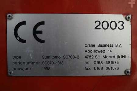 Guindastes sobre esteiras 0 Sumitomo SC700-II 70t Capacity, 43m Boom, 31m Movable Jib, (7)