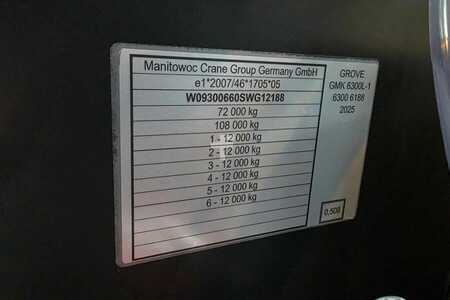 Miscelaneo 0 Grove GMK6300L-1 Available For Rent, Dutch Registration, (5)