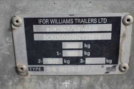Trailers 0 Williams Ifor 2HB 2 Axel Trailer, 2.856 kg Capacity, Incl Loadin (5)