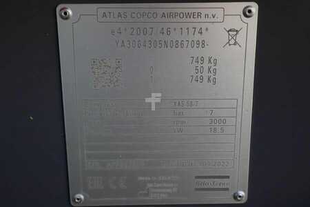 Kompressor 0 Atlas Copco XAS 58-7 Valid inspection, *Guarantee! Diesel, Vol (6)