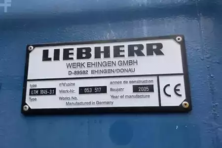 Andet 0 Liebherr LTM1045-3.1 As-Is, Diesel, 6x4x6 Drive, 45t Capaci (6)