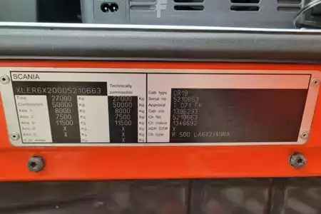 Lastebil 0 Scania R500 6x2 Dutch Registration, Diesel, 6x2x4 Drive, (6)