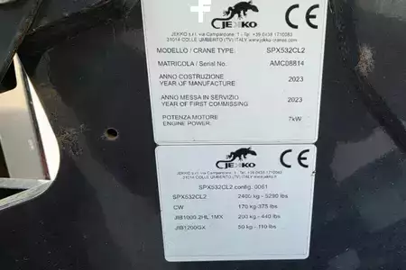 Pásové jeřáby 2023 Jekko SPX532CL2 Valid Inspection, Electric, Remote Contr (6)
