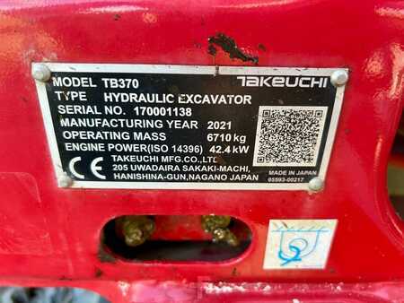 Pelles sur chenilles 2021 Takeuchi TB 370 CV V5 Rototilt (14)