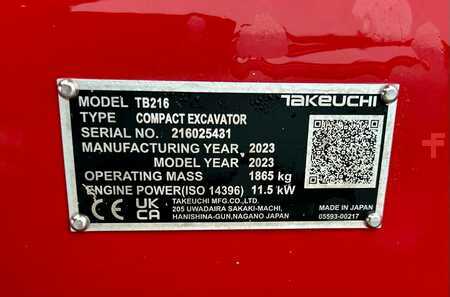 Takeuchi TB 216A V4