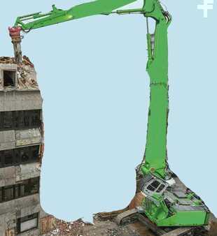 Bontó kotrógép 0 Sennebogen 870 Demolition (1)