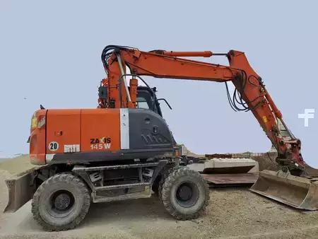 Escavadora de rodas 2011 Hitachi ZX145W-3 (1)