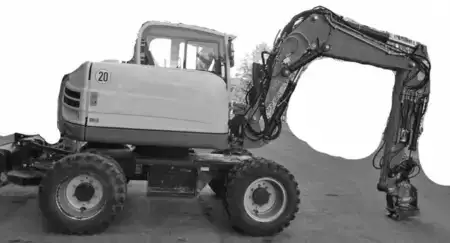 Hjulgraver 2015 Terex TW85 (1)