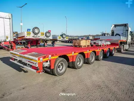 Miscelaneo 2026 MAX Trailer 6 osiowe semi, rozciągana, najazdy hydrauliczne (11)